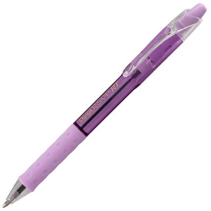 Pack d'écriture Pentel Color Shades – Comprend : Crayon, Stylos et Gommes – Violet Pastel (BLBKALZBPV)
