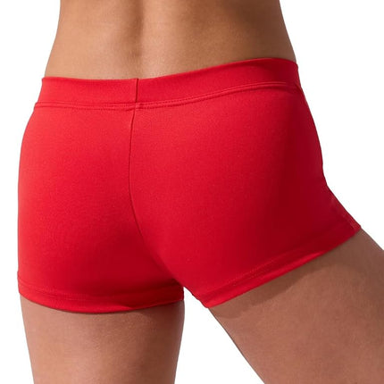 Capezio Women's Tb113 Lowrise Short, Red, L EU