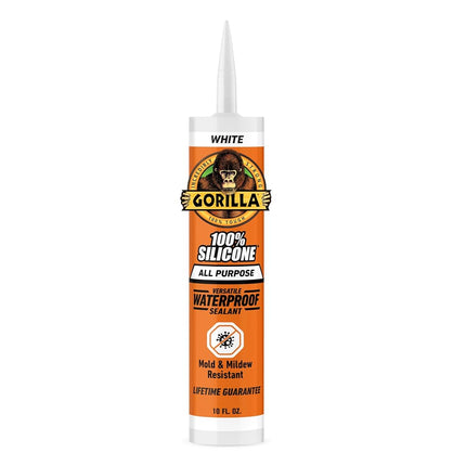 Gorilla Waterproof Caulk & Seal 100% Silicone Seal