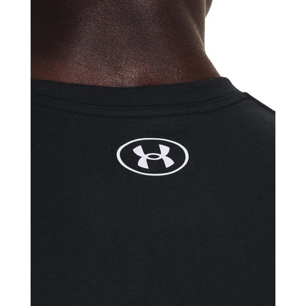 Under Armour Men's Left Chest Lockup Short Sleeve T Shirt, (001) Black / / Mod Gray, XXL