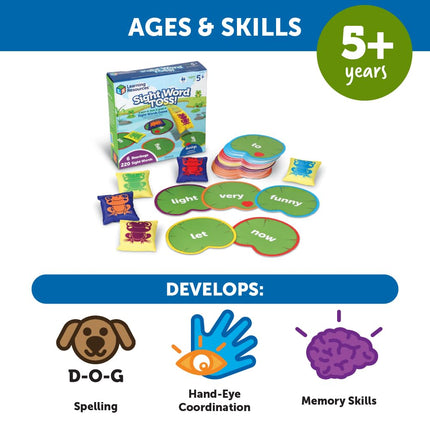 Learning Resources LER4698 Sight Word Toss, Multi, M
