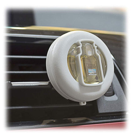 Yankee Candle Smart Scent Vent Clip Odor Neutralizing Car Air Freshener, Clean Cotton (Pack of 4)