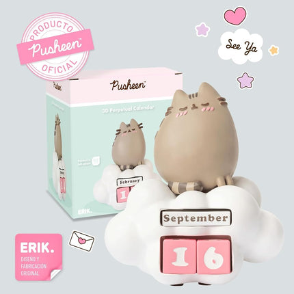 Grupo Erik Pusheen Perpetual Calendar - Cat Gifts, Merchandise
