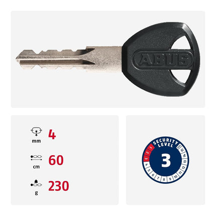 ABUS Chain Lock 1500 Web, 60 cm, Black