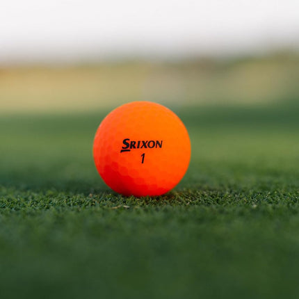 Srixon SOFT FEEL BRITE, High visibility, ultra-soft feel golf balls, Orange