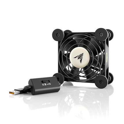AC Infinity MULTIFAN S1, Ultra-Quiet 80mm USB Fan 