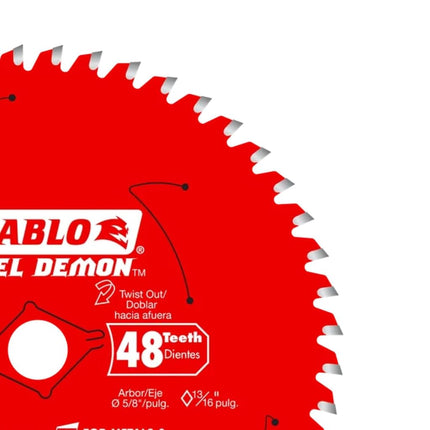 Diablo Track Saw Blade for JamesHardie and Fiber Cement - Ideal for Carpenters, Installers and Remodelers - 6-1/2" Diameter, 4 TCG (PCD) Teeth, 8,800 Max RPM - D0604TSH