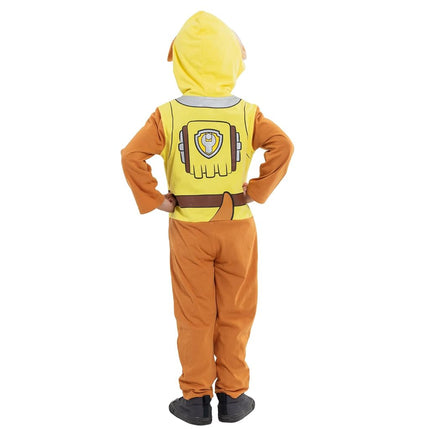 Paw Patrol Rubble Toddler Boys Coverall Yellow 3T