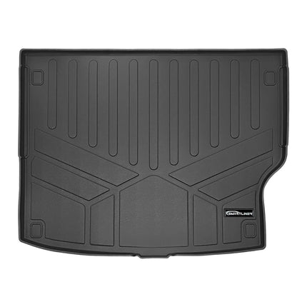 SMARTLINER Alfombrilla de carga negra para todo tipo de clima, ajuste personalizado detrás de la segunda fila, compatible con Kia NIRO EV y PHEV 2023-2024 (se adapta a modelos eléctricos e híbridos enchufables)