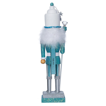 Kurt Adler Hollywood Nutcracker, 17-Inch, Turquoise/White