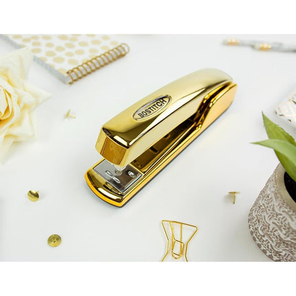 Bostitch Office Professional Metal Executive Stapler, 20 Sheet Capacity, Gold Chrome (B5000-GOLD)