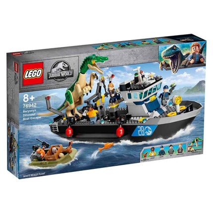 LEGO 76942 Jurassic World Baryonyx Dinosaur Boat E