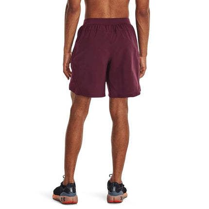 Under Armour Mens Launch 7 Shorts Maroon S