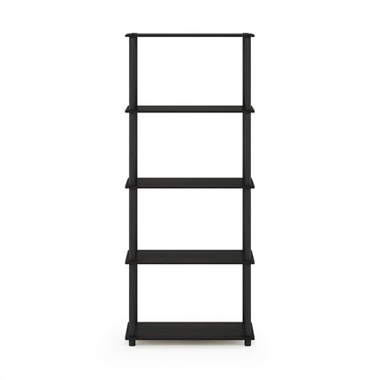 Furinno Toolless Shelves, Wood, Espresso/Black, one size