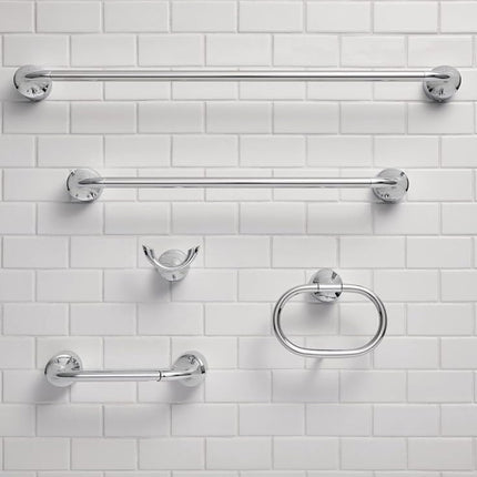 Moen MY3708CH Idora Double Post Pivoting Toilet Paper Holder, Chrome