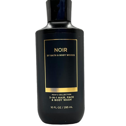 Bath Body Works Noir for Men 10.0 oz 2 in 1 Hair Body Wash by Bath & Body Works