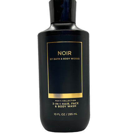 Bath Body Works Noir para Hombre 10.0 oz Gel de Ducha y Champú 2 en 1 de Bath & Body Works