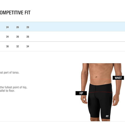 Speedo Boys' Swimsuit Jammer Endurance+ Solid USA Youth