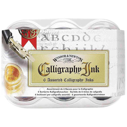 Winsor & Newton Calligraphy Ink - Set of 6 Assorted