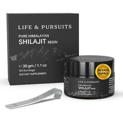 Life & Pursuits Pure Authentic Himalayan Shilajit 