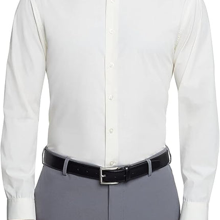 Kenneth Cole Men's Dress Shirt Slim Fit Solid, Sun