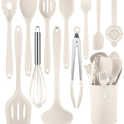 Kitchen Utensils Set-12 Pieces Silicone Cooking Ut