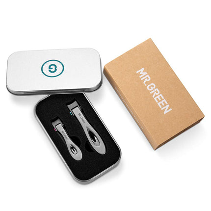 Cortauñas Mr. Green, Cortauñas de Apertura Ultra Ancha para Uñas Gruesas, Set de Cortauñas de Acero Inoxidable de Alta Resistencia para Hombres y Mujeres, Ideal para Personas Mayores