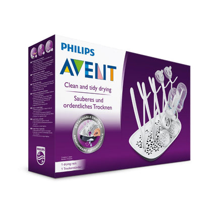 Philips Avent Baby Bottle Drying Rack, White, SCF149/00