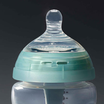 Tommee Tippee Advanced Anti-Colic Baby Bottle Teats, Breast-Like, Soft Silicone, Medium Flow, 3m+, Pack of 6,Clear (Packing May Vary)