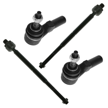 TRQ Front Tie Rod Set Compatible with 2005-2010 Ch