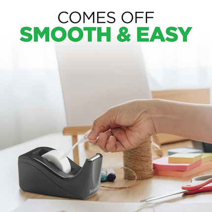 Scotch Tape Dispenser C60, Black + Magic Tape, 1 Roll, 19 mm x 33 m