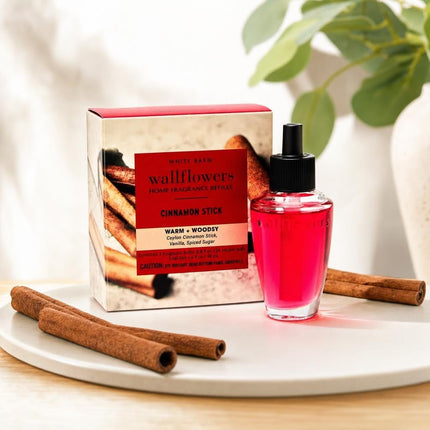 Bath & Body Works Cinnamon Stick Wallflowers Home Fragrance Refills, 2-Pack (1.6 fl oz total)