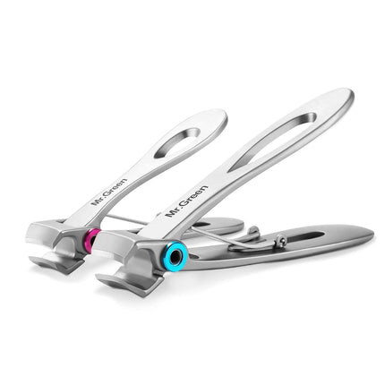 Cortauñas Mr. Green, Cortauñas de Apertura Ultra Ancha para Uñas Gruesas, Set de Cortauñas de Acero Inoxidable de Alta Resistencia para Hombres y Mujeres, Ideal para Personas Mayores