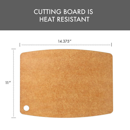 Dexas Natural Fiber Dishwasher Safe Composite Cutting Board, 14.3" x 11.2", 14.3 by 11.2 inches