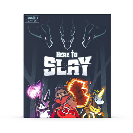TeeTurtle Here to Slay Base Game - from The Creators of Unstable Unicorns - A Strategic Card Game for Teens and Adults Mixed Colours