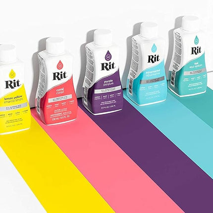 Rit All-Purpose Liquid Dye, 8 Ounce, Black (Тhrее Pаck)