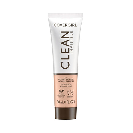 CoverGirl Clean Invisible, Creamy Natural, Foundat