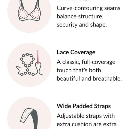 Glamorise MagicLift Original Support Wirefree Bra 1000 (Women's & Women's Plus) White