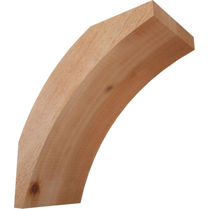 Ekena Millwork BRC06X12X12THR00RWR 6"W x 12"D x 12"H Thorton Rough Sawn Knee Brace, Western Red Cedar