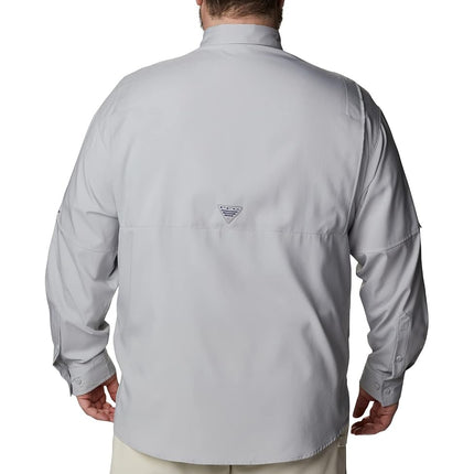 Columbia Men's Tamiami II Long Sleeve Shirt, Cool Grey, 6X