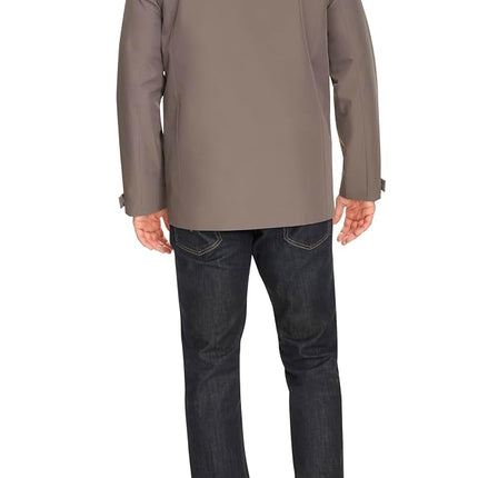 Veste parka imperméable à manches courtes Cole Haan pour homme, Gris, M