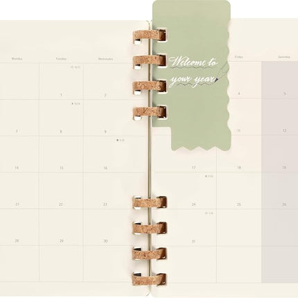 Moleskine Akademischer Monatsplaner 2023 -2024, 12-Monats-Wochen-und Monatsplanner, Universitätskalender mit Festem Einband, Größe: XL 20 x 25 cm, Crush Kiwi