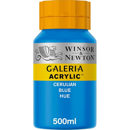 Winsor & Newton, Galeria Acrylic, Cerulean Blue Hue, 500ml