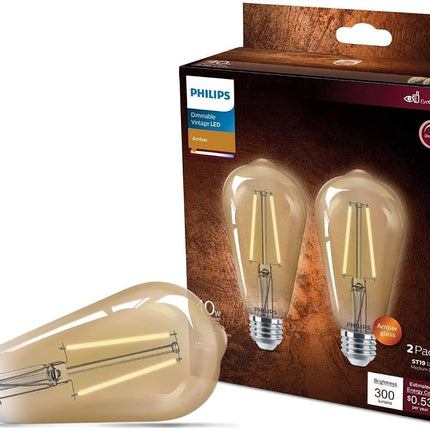 Philips LED Vintage Flicker-Free Amber Straight ST