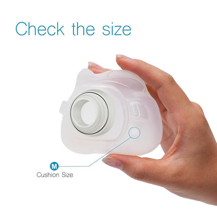 2 Packs Reliable Silicone Cushion for AirFit F40 Full Face Replacement Cushion (M)