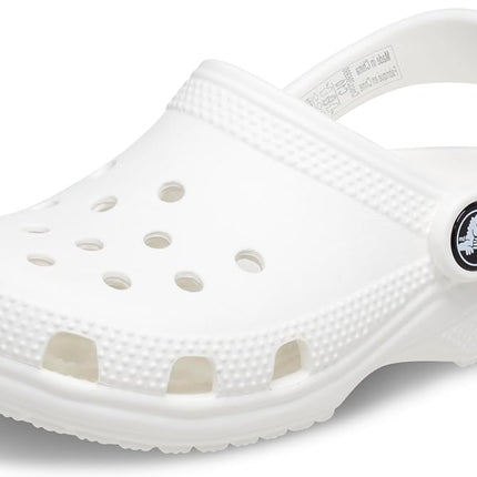 Crocs Unisex Kids Classic Clog T, White, 4 UK Chil