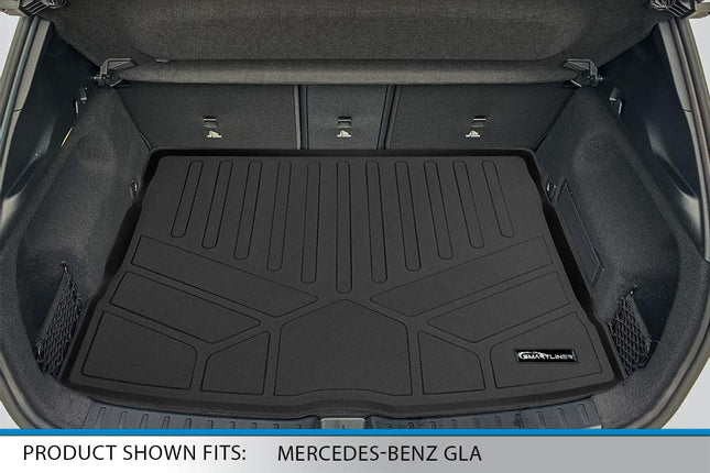 SMARTLINER Custom Fit Cargo Liner for 2021 Mercedes-Benz GLA-Class in Upper Deck Position