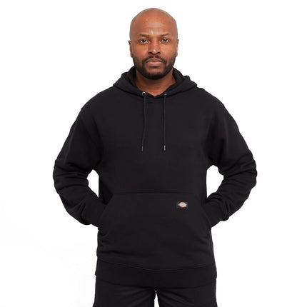 Dickies, Men's, MIDWEIGHT PULLOVER FLEECE HOODIE REGULAR, BLACK, XXL