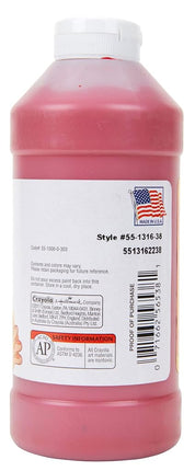 Washable Fingerpaint, Red, 16 oz