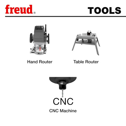 Freud 24-106 Butterfly Spline Router Bit with 1/2-Inch Shank
